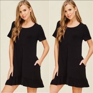 Fun little black dress!